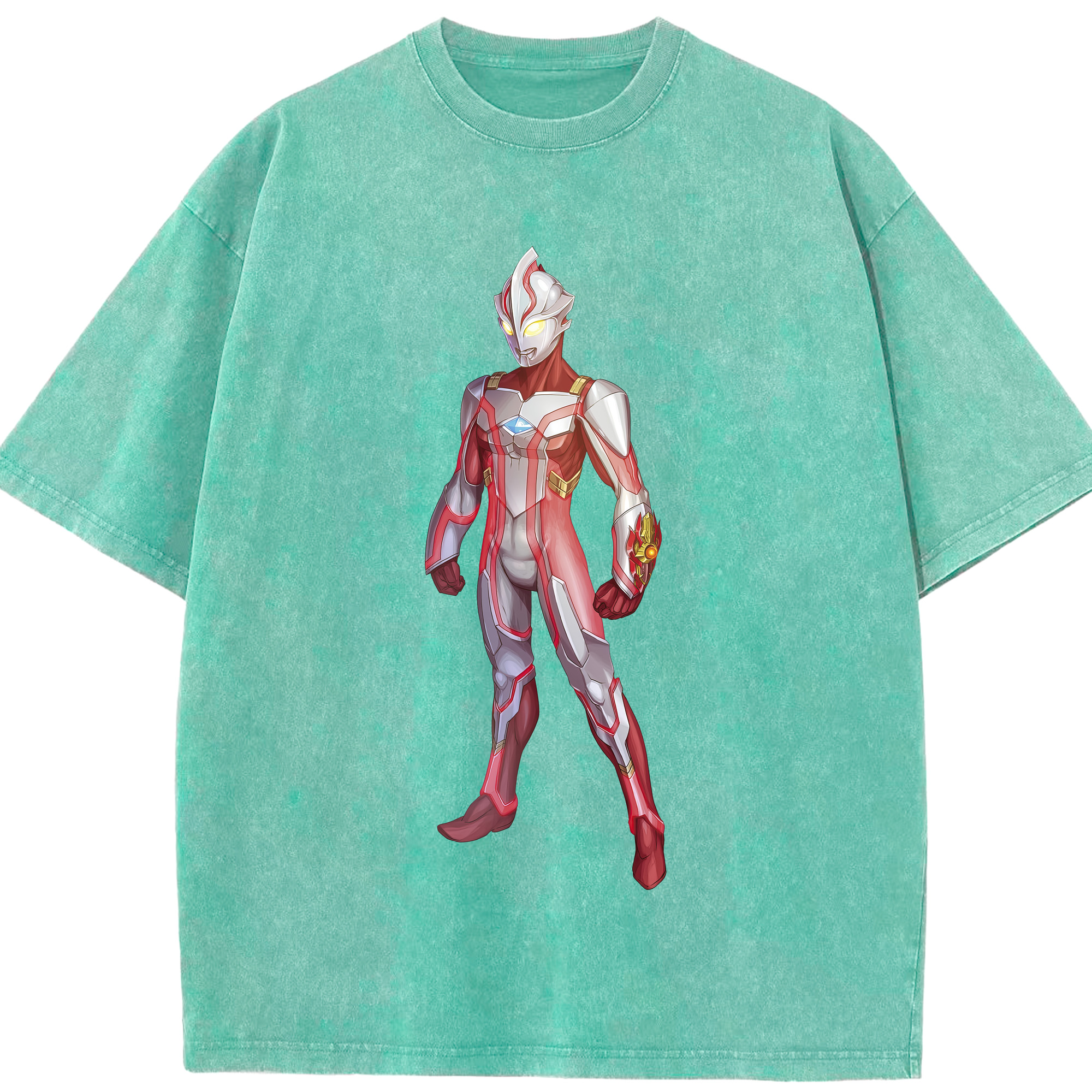 （画像用） ウルトラマン Ultraman 綿100% ヴィンテージ風 半袖Tシャツ（フロントプリント）